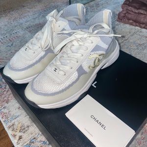 chanel flyknit trainers